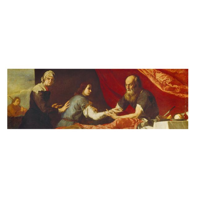 Riproduzioni quadri famosi Jusepe De Ribera - Isacco che benedice Giacobbe