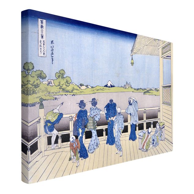 Stile artistico Katsushika Hokusai - La sala Sazai nel tempio di Rakanji