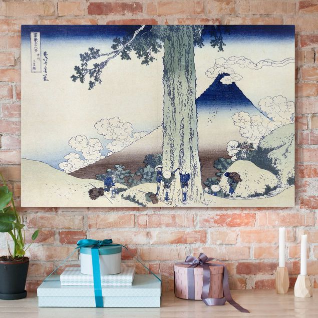 Riproduzioni quadri famosi Katsushika Hokusai - Passo Mishima nella provincia di Kai