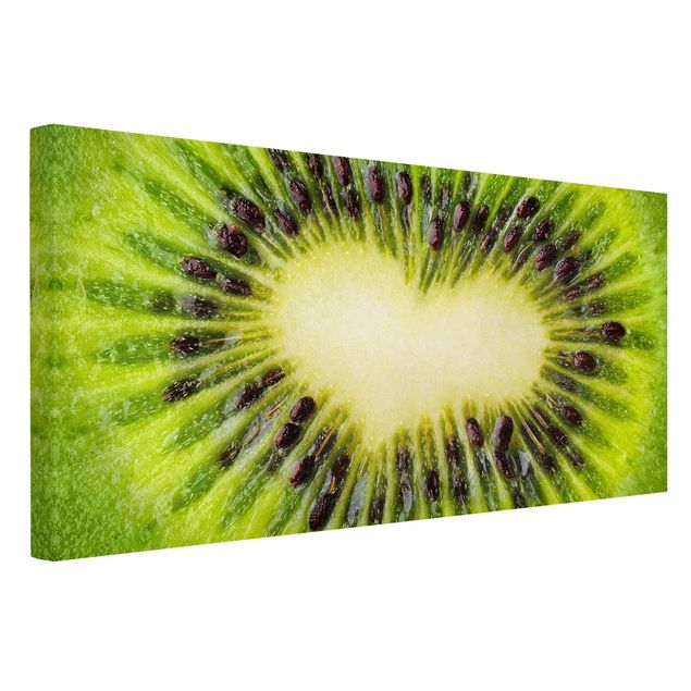 Quadro verde Cuore di kiwi