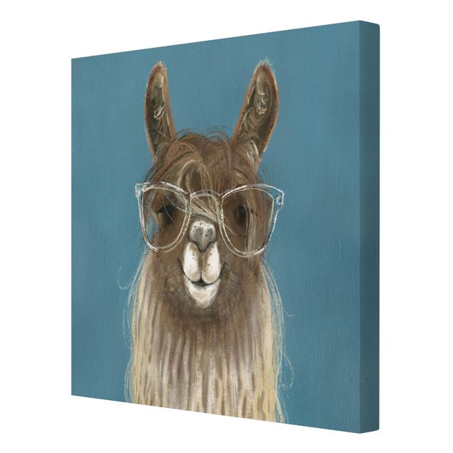 Quadri Lama con occhiali III