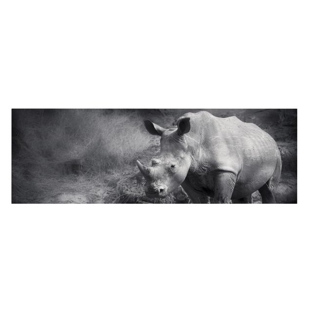 Stampe Rinoceronte solitario