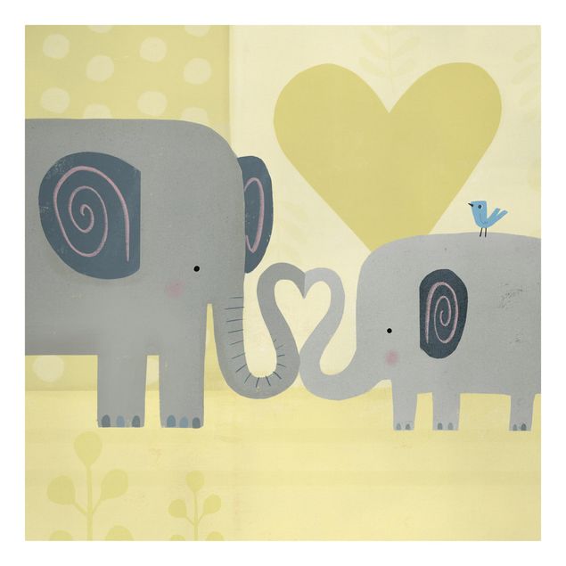 Amore quadri Io e la mamma - Elefanti
