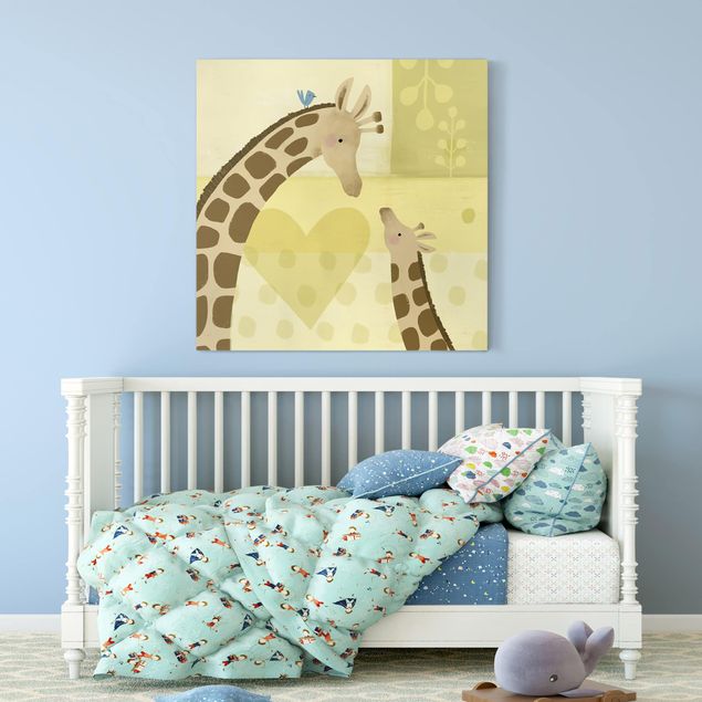 Quadro giraffa Io e la mamma - Giraffe