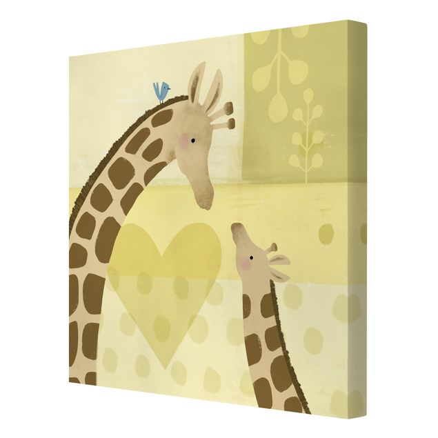 Quadri animali Io e la mamma - Giraffe