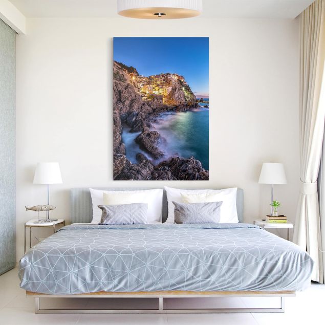 Quadri tela Italia Manarola Cinque Terre