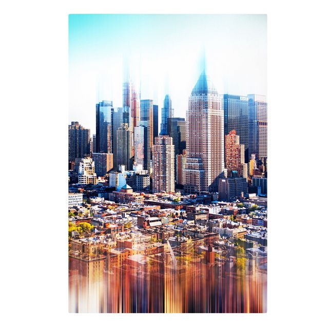Quadro città Skyline di Manhattan tratto urbano
