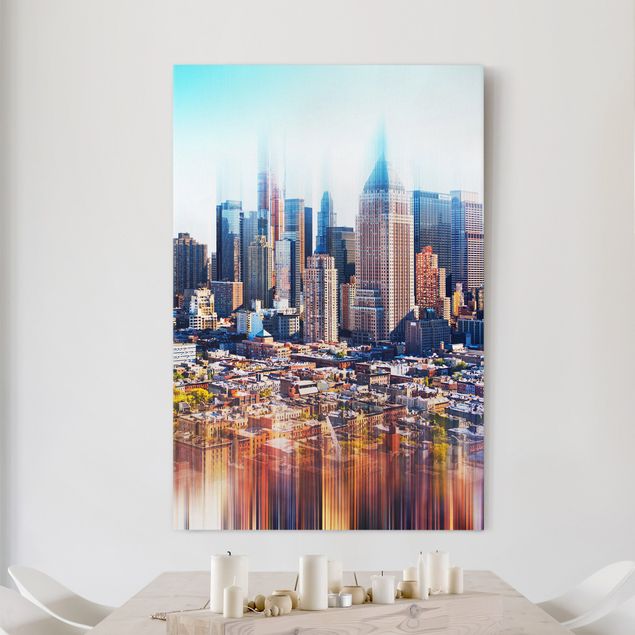 Quadri New york Skyline di Manhattan tratto urbano