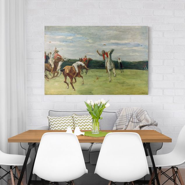Impressionismo quadri Max Liebermann - Giocatore di polo nel parco di Jenisch