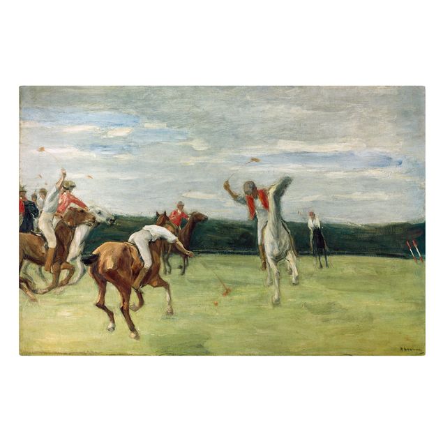 Riproduzioni quadri Max Liebermann - Giocatore di polo nel parco di Jenisch
