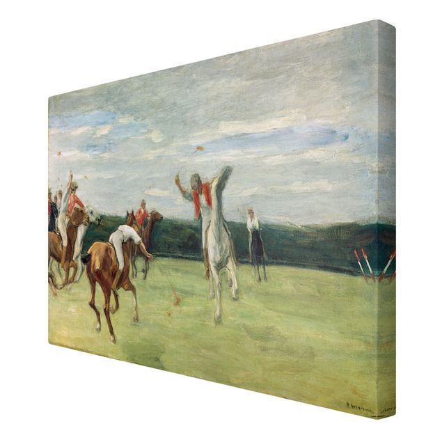 Riproduzioni su tela quadri famosi Max Liebermann - Giocatore di polo nel parco di Jenisch