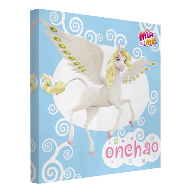 Stampe su tela animali Mia and me - Unicorno Onchao