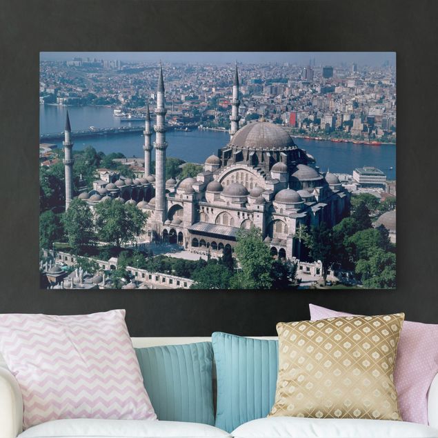 Quadri città Moschea di Istanbul
