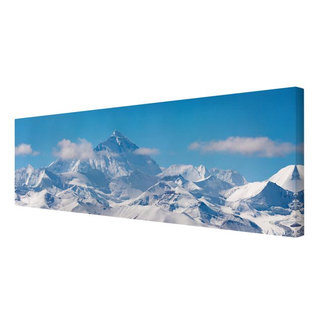 Tele con paesaggi Monte Everest