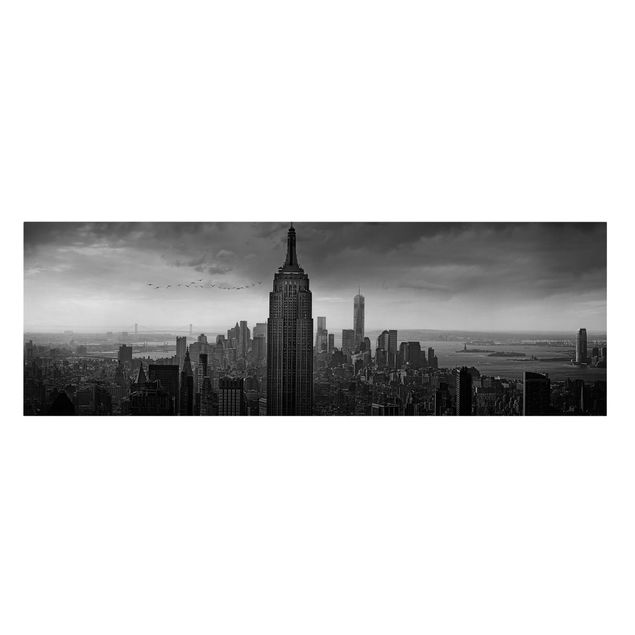 Quadri moderni per arredamento New York vista Rockefeller