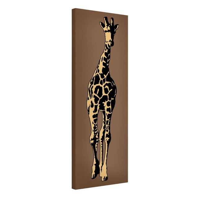 Quadri su tela con giraffe Grande Giraffa