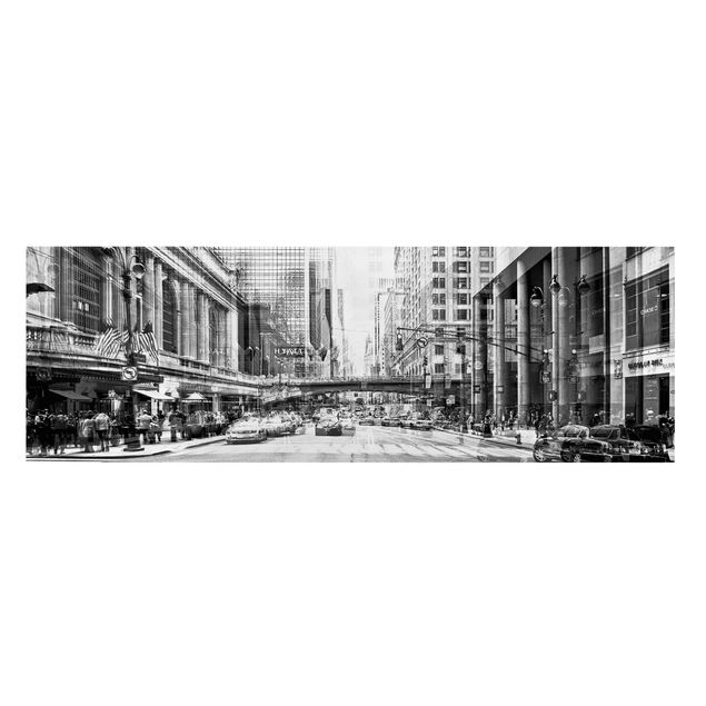Quadri in bianco e nero NYC urbana in bianco e nero