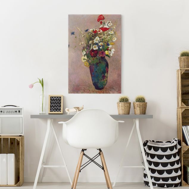 Correnti artistiche Odilon Redon - Vaso di fiori con papaveri