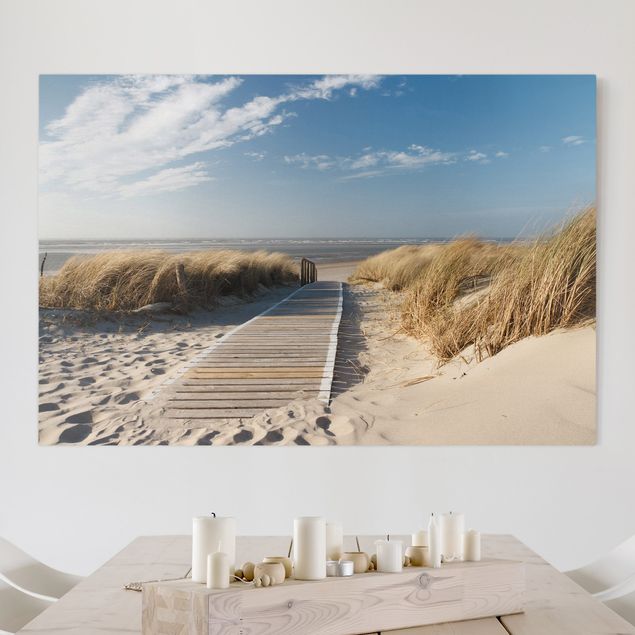 Tela dune Spiaggia del Mar Baltico