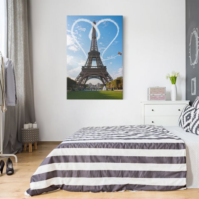 Stampa su tela parigi Parigi - Città dell'amore