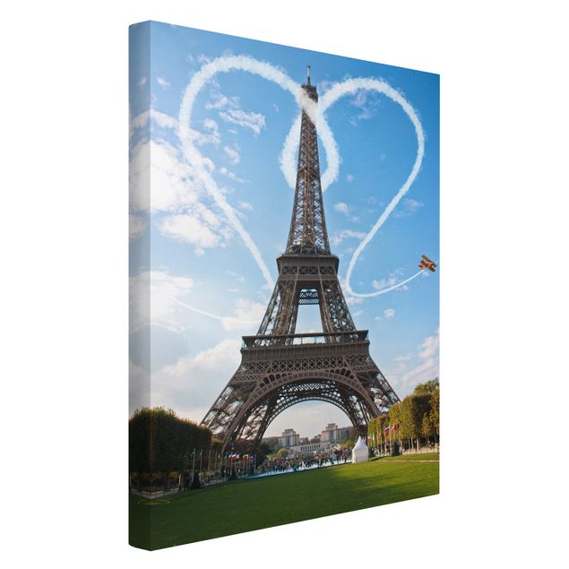 Quadro città Parigi - Città dell'amore