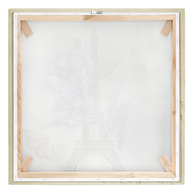 Quadri su tela Parigi Collage Torre Eiffel