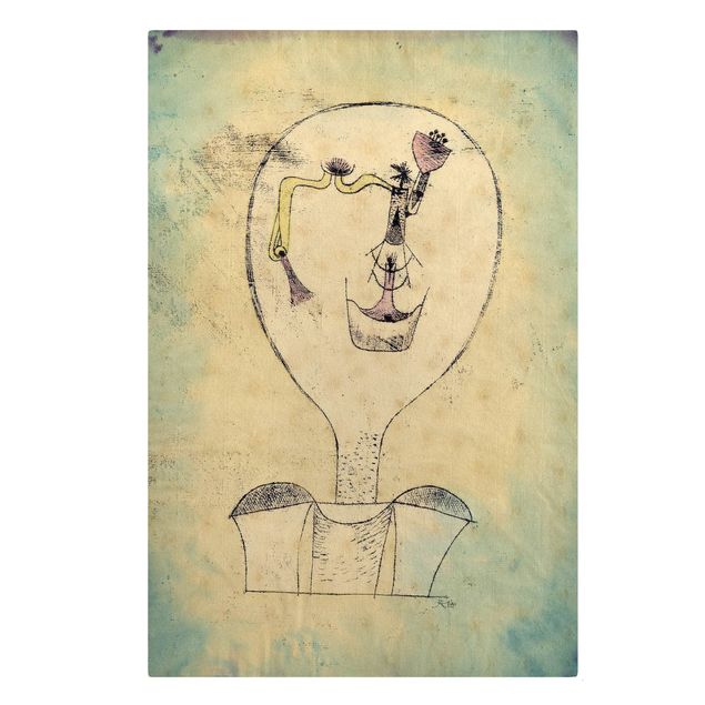 Riproduzione quadri famosi Paul Klee - Il germoglio del sorriso