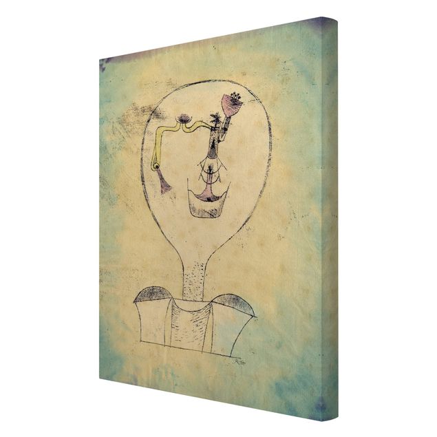Quadro turchese Paul Klee - Il germoglio del sorriso