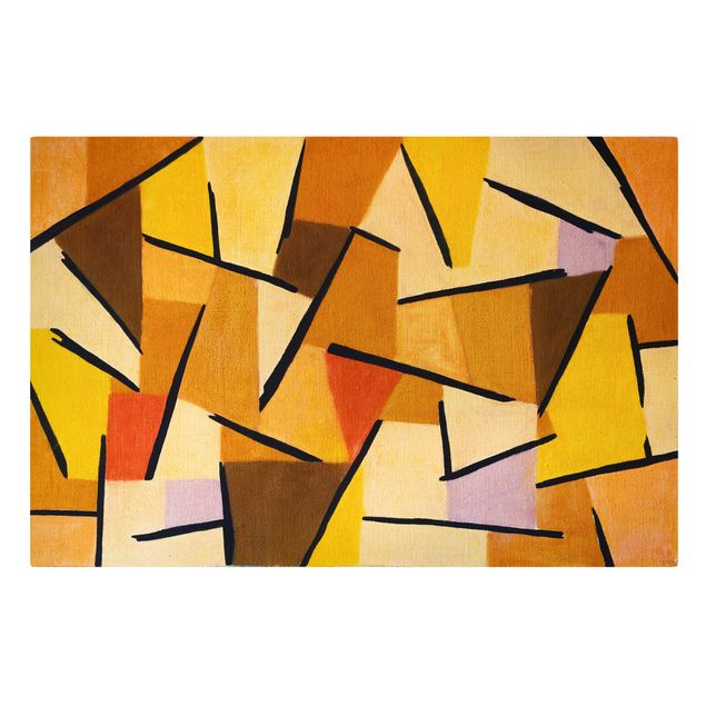 Riproduzioni su tela Paul Klee - Lotta armonizzata