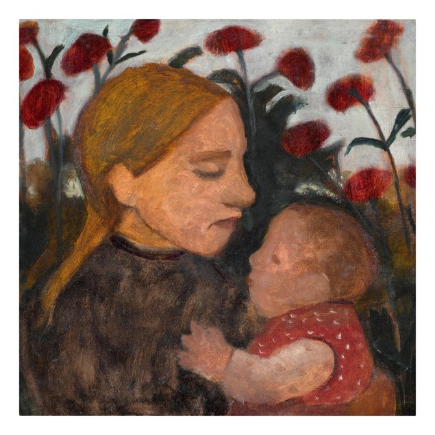 Riproduzioni quadri Paula Modersohn-Becker - Ragazza con bambino