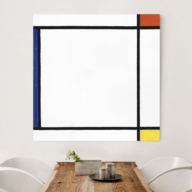 Riproduzioni quadri famosi Piet Mondrian - Composizione III con rosso, giallo e blu