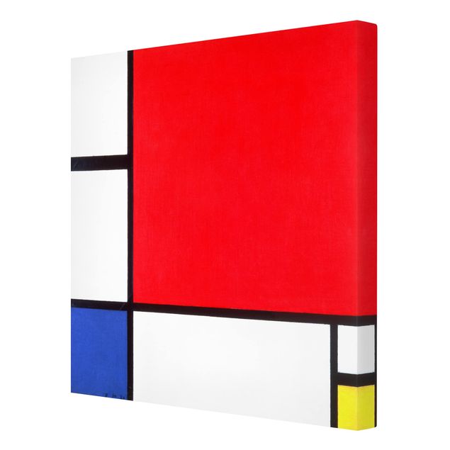 Riproduzioni quadri famosi Piet Mondrian - Composizione con rosso, blu e giallo
