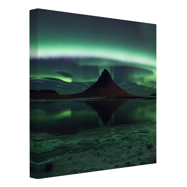 Quadri moderni   L'aurora boreale in Islanda