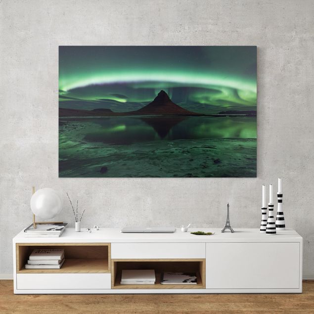 Quadri paesaggistici L'aurora boreale in Islanda