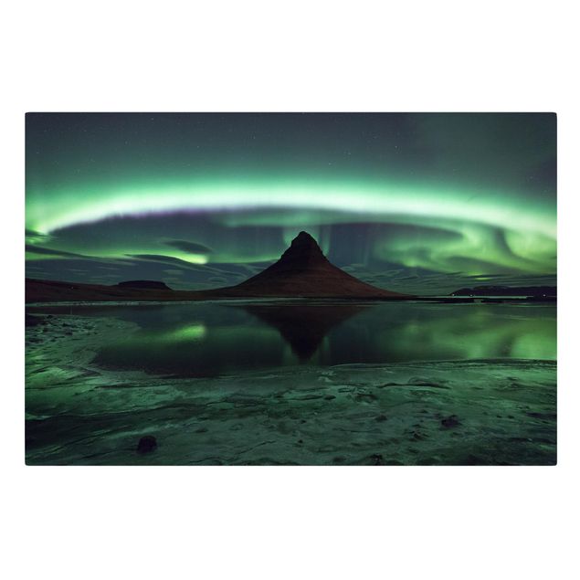Quadri sulla natura L'aurora boreale in Islanda
