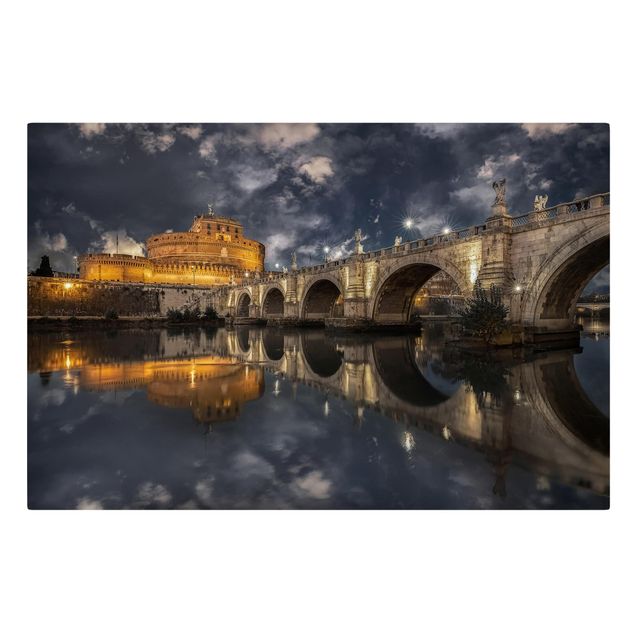 Stampe su tela città Ponte Sant'Angelo a Roma