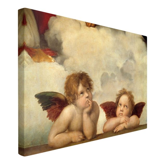 Riproduzioni su tela Raffael - Due angeli. Dettaglio da La Madonna Sistina