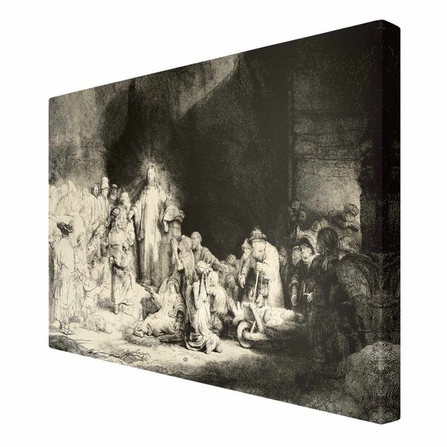 Quadri moderni   Rembrandt van Rijn - Cristo che guarisce i malati. I cento fiorini