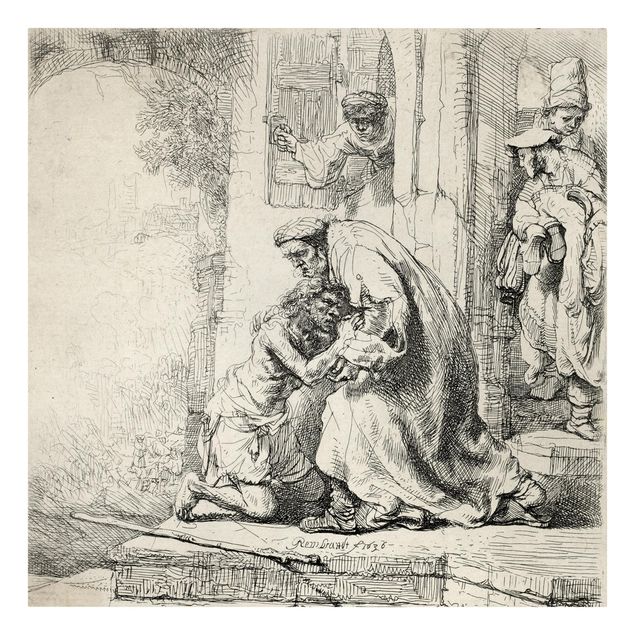 Riproduzioni quadri famosi Rembrandt van Rijn - Il ritorno del figliol prodigo