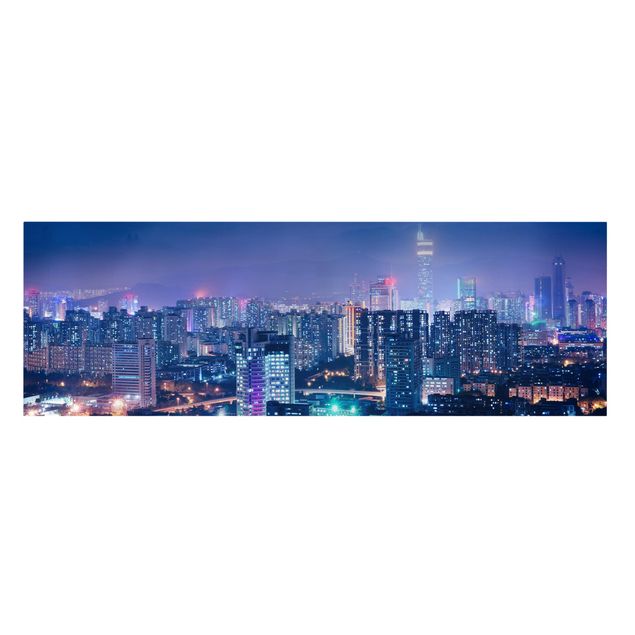 Stampa su tela città Shenzen in Cina