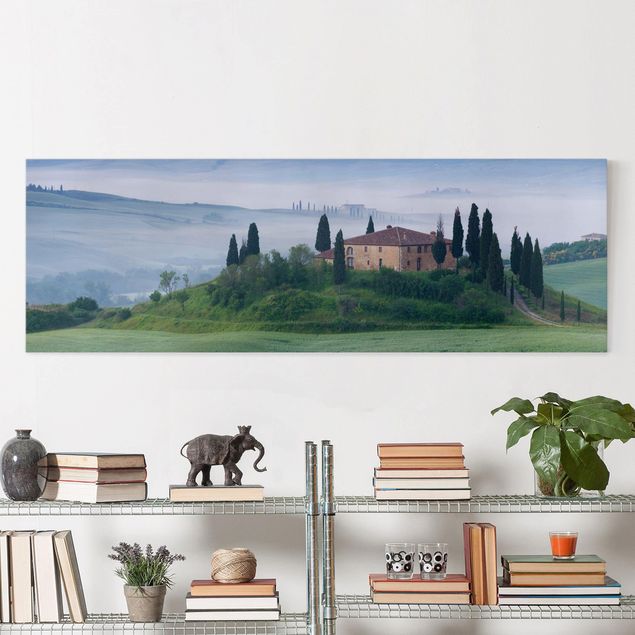Quadri tela Italia Alba in Toscana