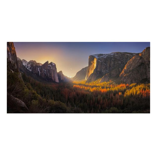 Quadro natura Tramonto nello Yosemite