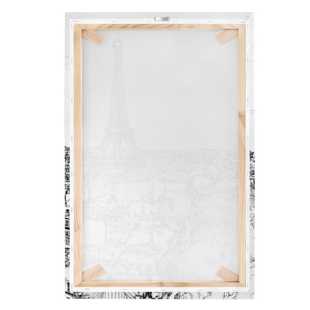 Stampa su tela Città studio - Parigi