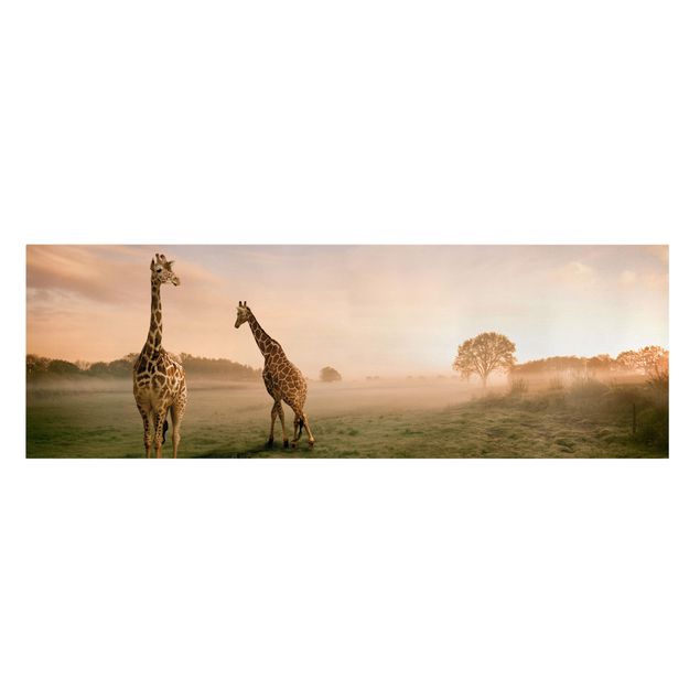 Tela africa Giraffe surreali