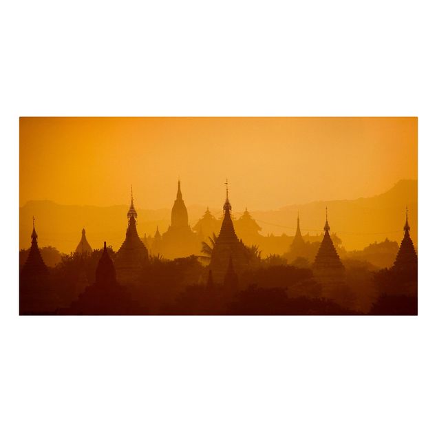 Quadri stampe Città Tempio in Myanmar