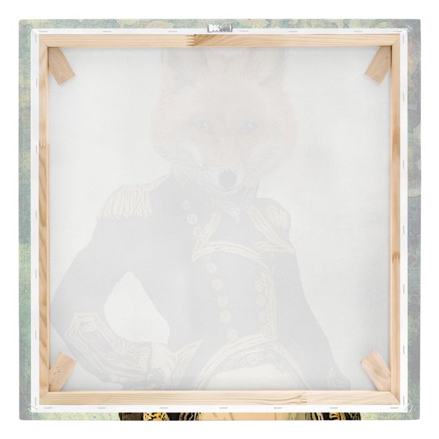 Stampa su tela - Ritratto Animal - Fox Admiral - Quadrato 1:1
