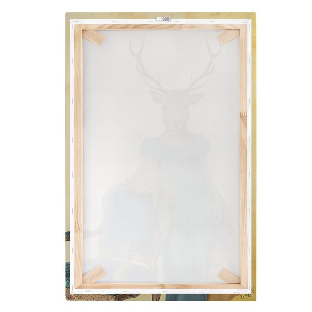 Stampe su tela Ritratto di animali - Signora cervo