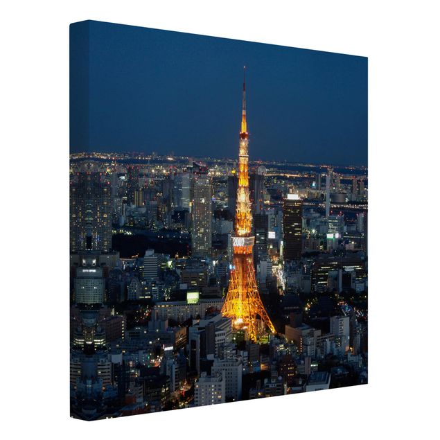 Quadri su tela Tokyo Torre di Tokyo