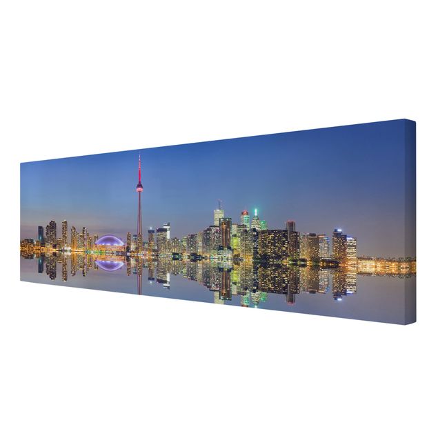 Stampe Toronto City Skyline di prima del lago Ontario