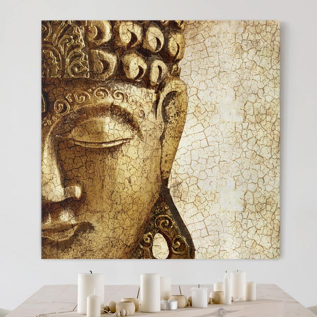 Quadri su tela spirituali Buddha vintage
